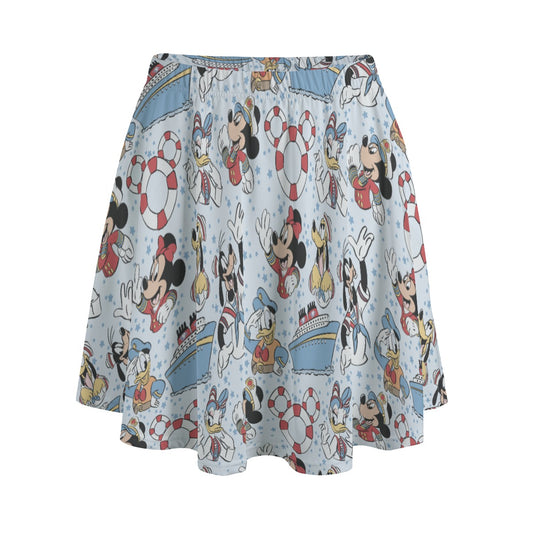 Sailor Cruise Stars - Women's Pocket Skater Skirt