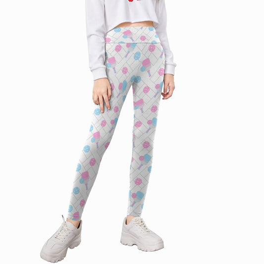 Pickleball Court Spin - Kid's Leggings