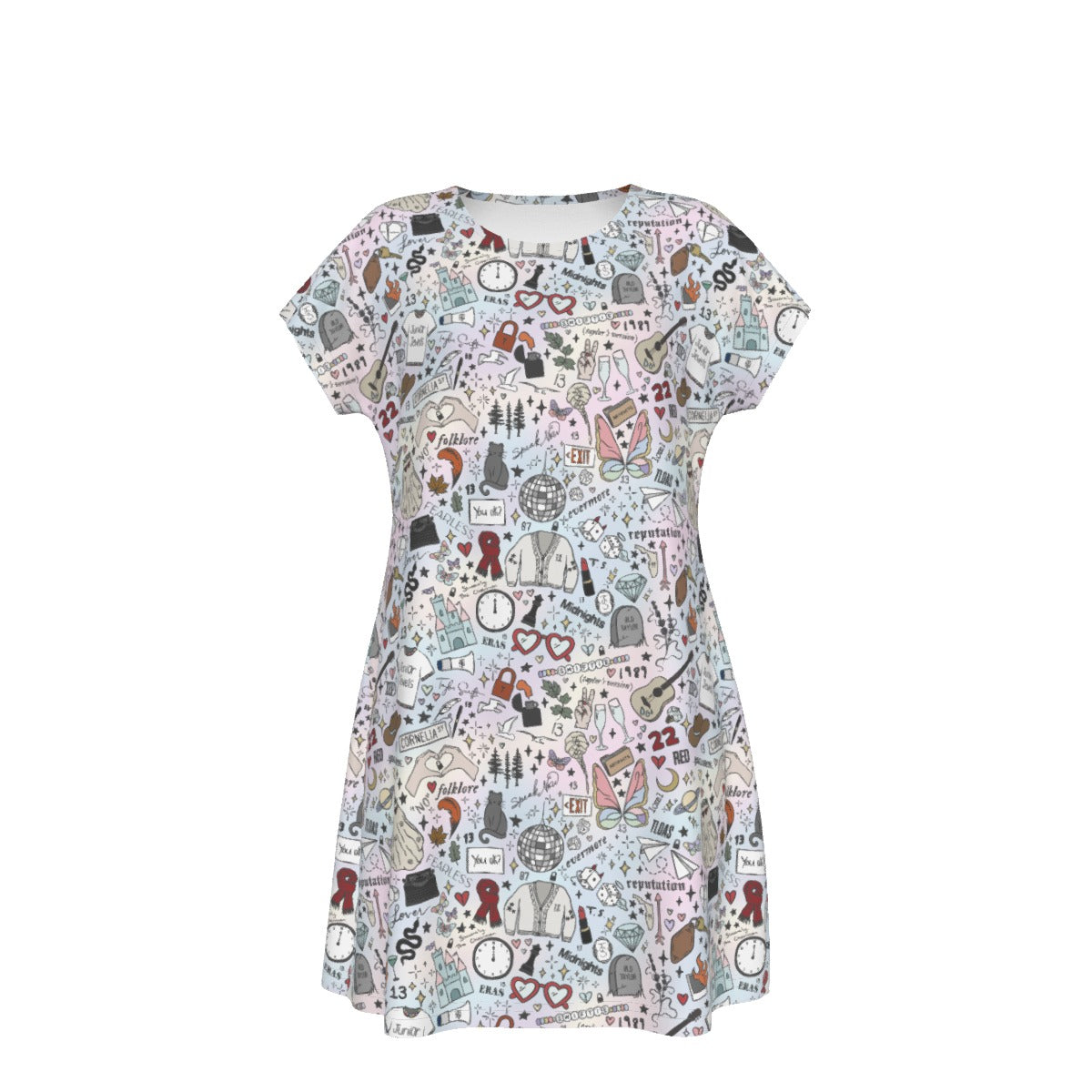 Every Era Collage - Women's T-Shirt Dress