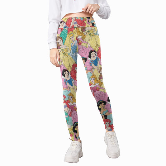 Royal Princess Sketches - Kid's Leggings