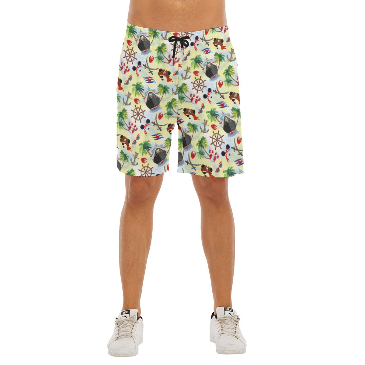 Pirate Night Cruise - Men’s Pocket Beach Shorts