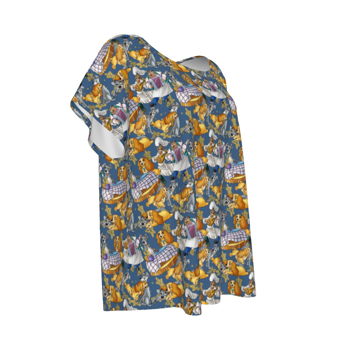 Puppy Love Sketchched - Women’s Relaxed Fit Scoop Tee