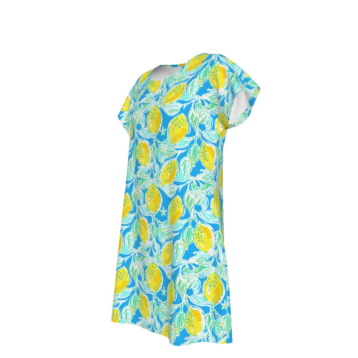 Lemon Drop Daydream - Women's T-Shirt Dress
