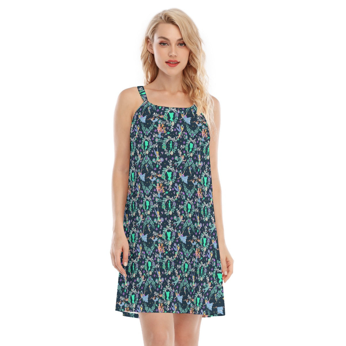 Garden Whimsy - Neverland Flight - Women’s Adjustable Sundress
