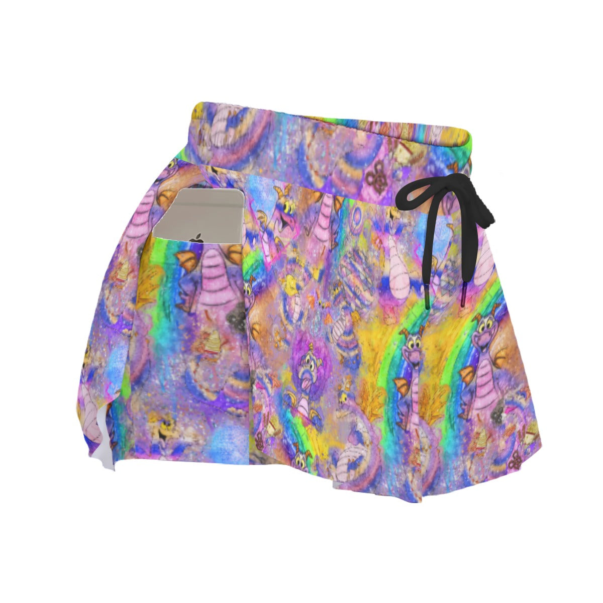 Figment Watercolor Rainbow - Women's Flowy Pocket Shorts