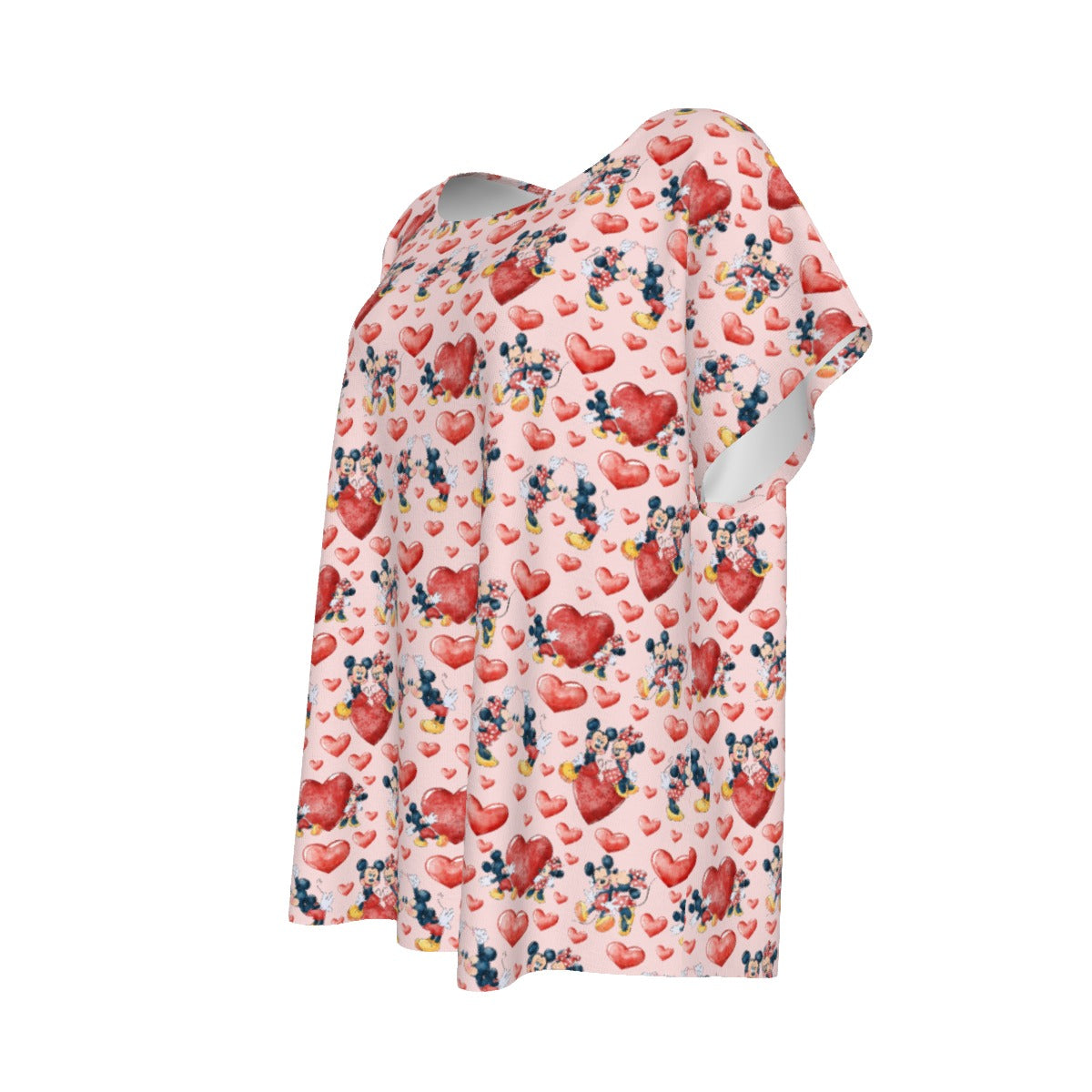 Valentine Mouse Couplennie - Women’s Relaxed Fit Scoop Tee