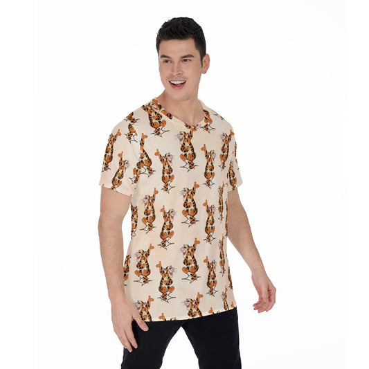 Sketched Bouncing Buddy - Men's Short Sleeve T-Shirt