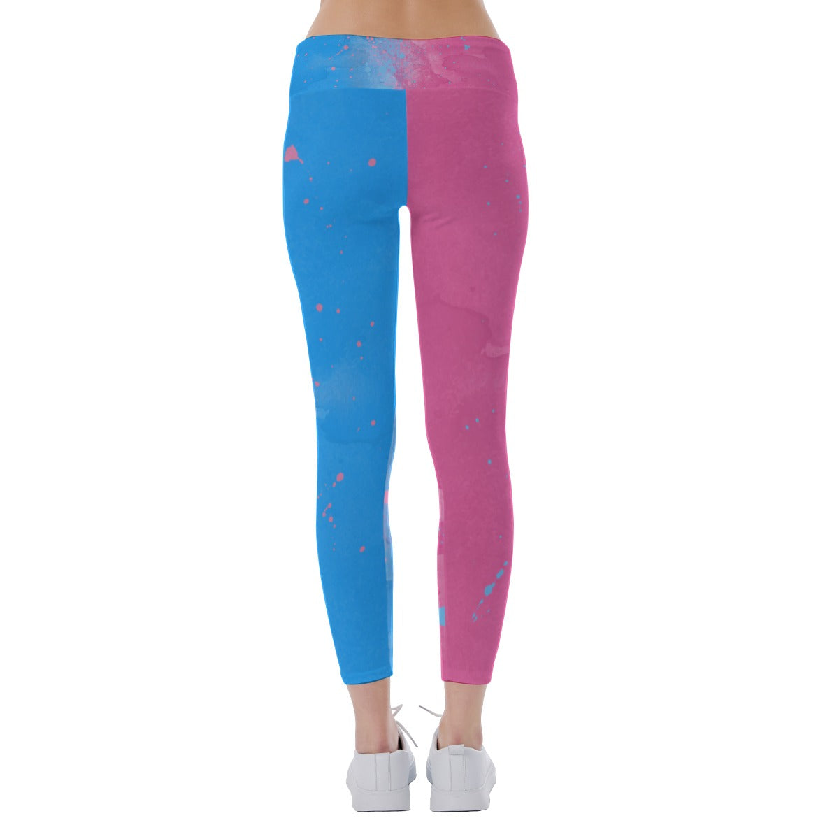 Pink or Blue Fairytale Dress - Women's Yoga Leggings