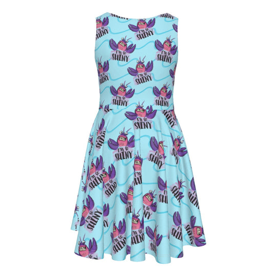 Shiny Deep-Sea Villain - Kid's Sleeveless Skater Dress