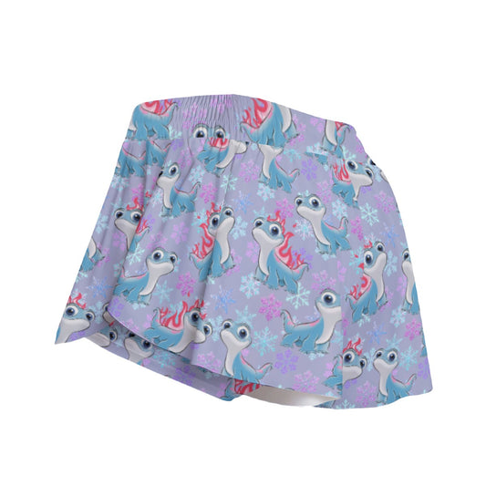 Bruni the Fire Spirit - Women's Flowy Pocket Shorts