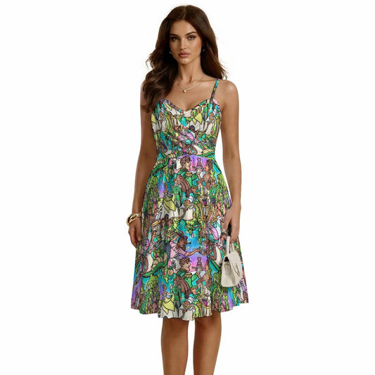 Bayou Princess Storybook Scenes - Women's Sweetheart Cami Dress