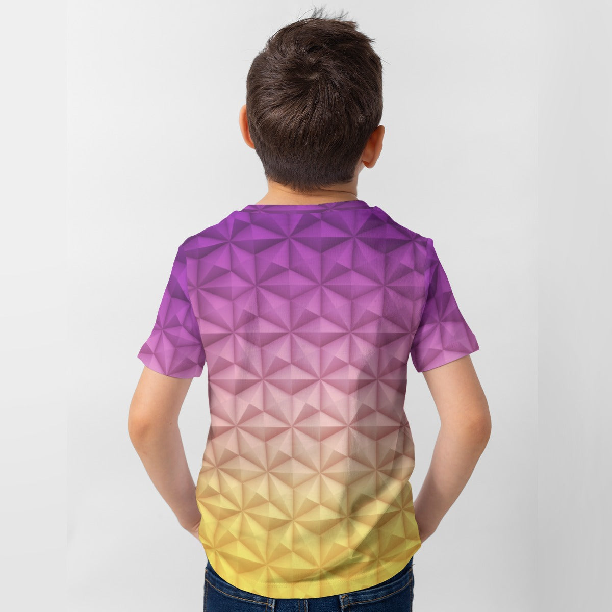 Geometric Spaceship Sphere - Kid’s Short Sleeve T-Shirt