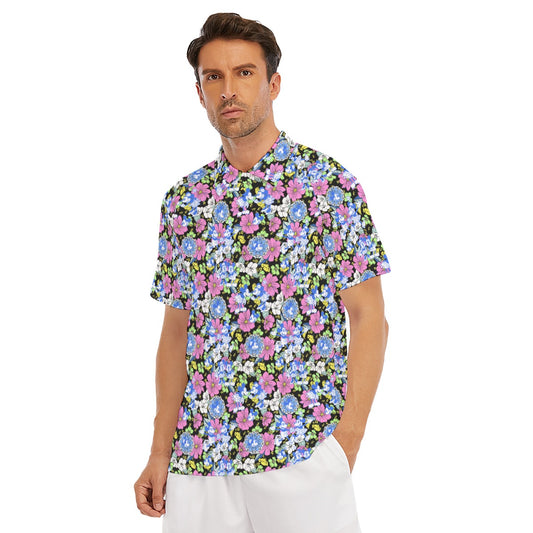 Garden Whimsy - Vintage Mouse Romance - Men's Polo Shirt