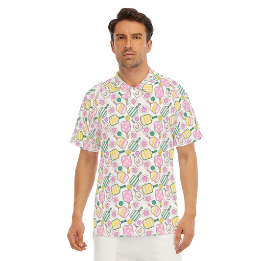 Pretty Pickleball Paddles - Men's Polo Shirt
