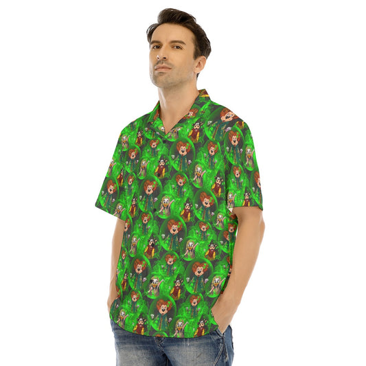Wicked Witches’ Covenches - Men's Hawaiian Button Up Shirt
