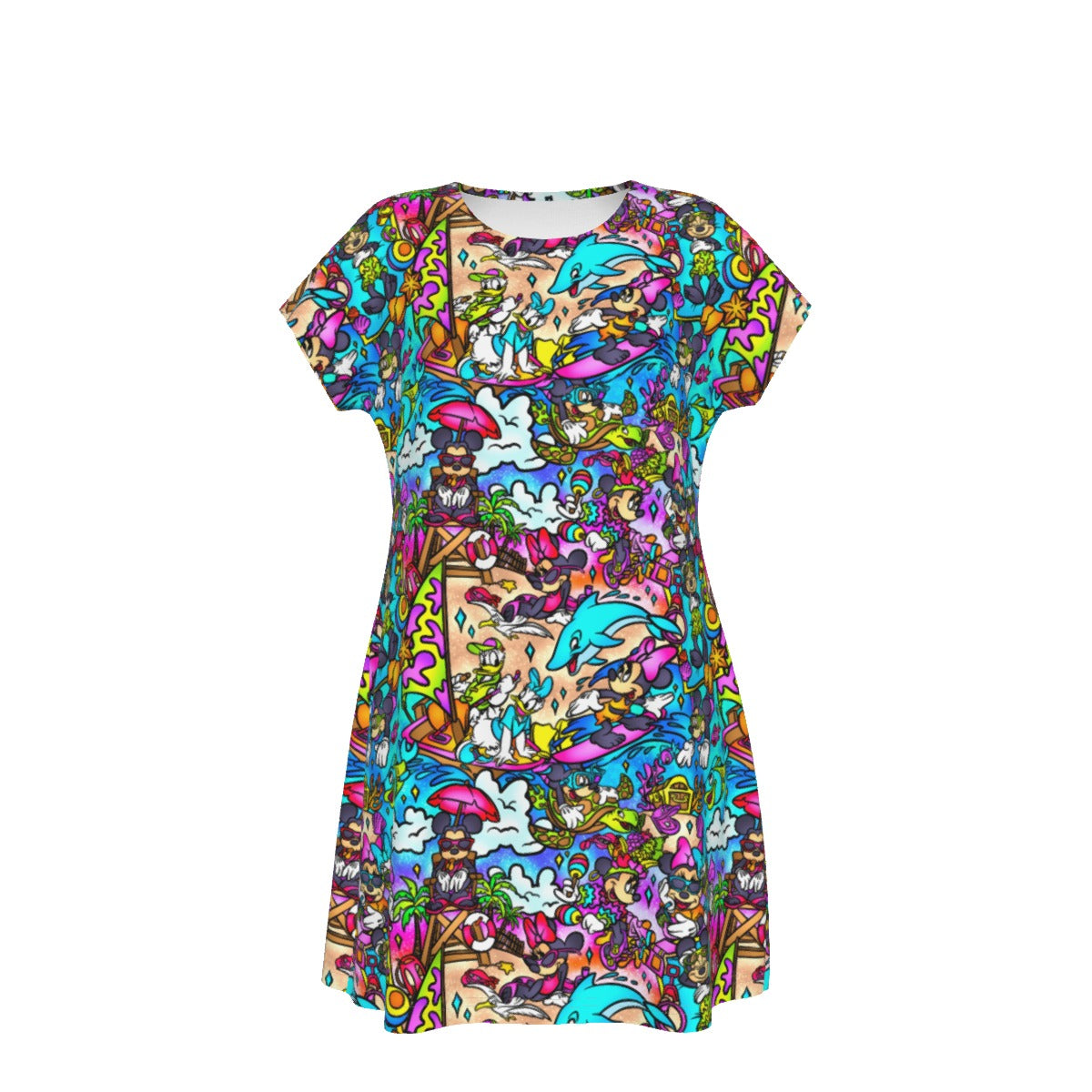 Island Beach Bash - Women's T-Shirt Dress