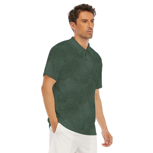 Animal Print - Alligator - Men's Polo Shirt