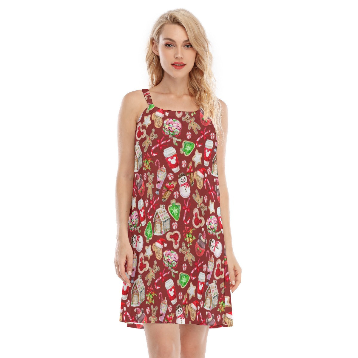 Christmas Snack Goals - Women’s Adjustable Sundress