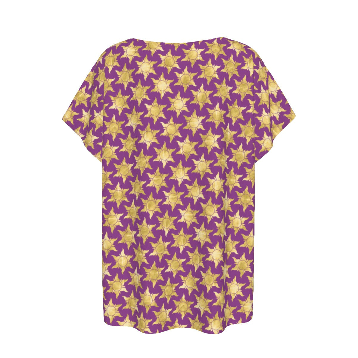 Golden Sun Symbols - Women’s Relaxed Fit Scoop Tee