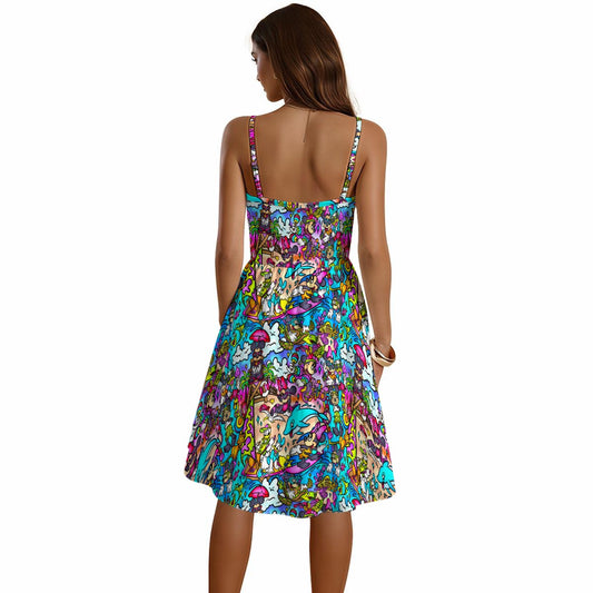 Island Beach Bash - Women's Sweetheart Cami Dress