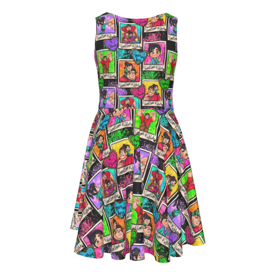You're My Hero - Kid's Sleeveless Skater Dress