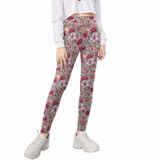 Fairytale Florals – Island Princess - Kid's Leggings