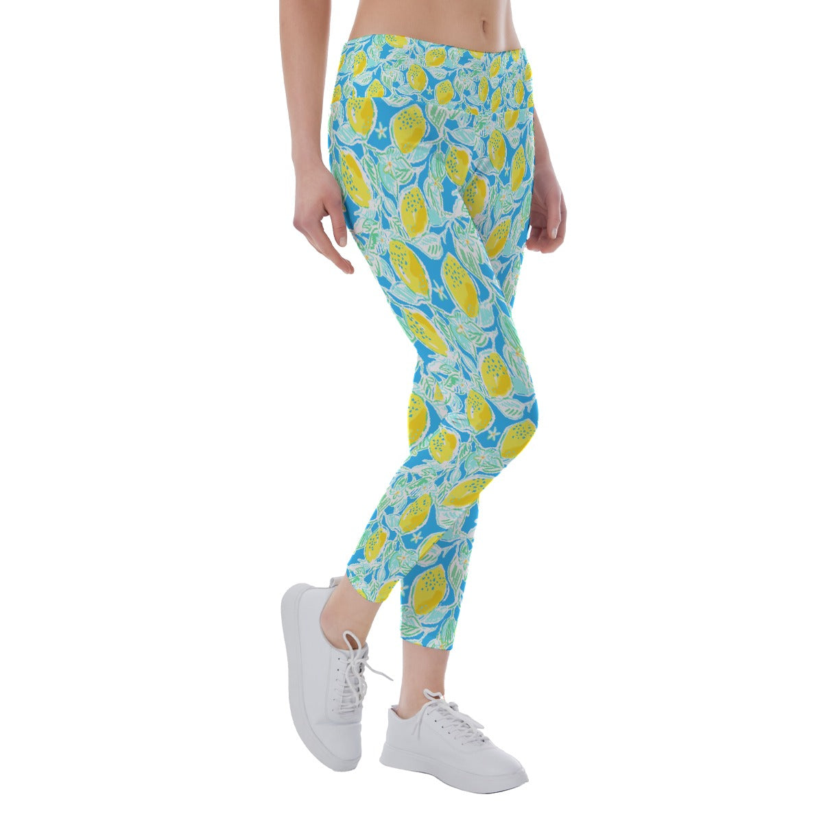 Lemon Drop Daydream - Women's Yoga Leggings
