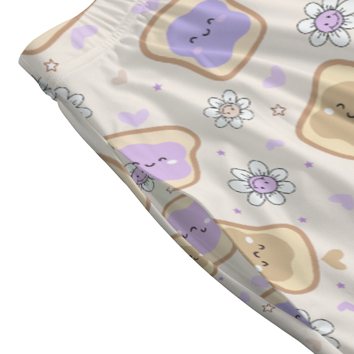 Kawaii Peanut Butter and Jelly Sandwiches - Women's Pocket Skater Skirt