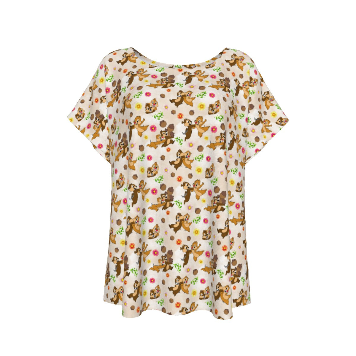 Cheeky Chipmunk Duo - Women’s Relaxed Fit Scoop Tee