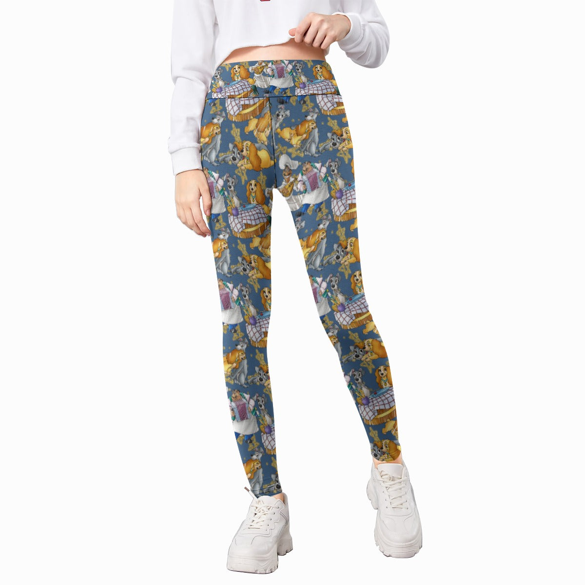 Puppy Love Sketched - Kid's Leggings