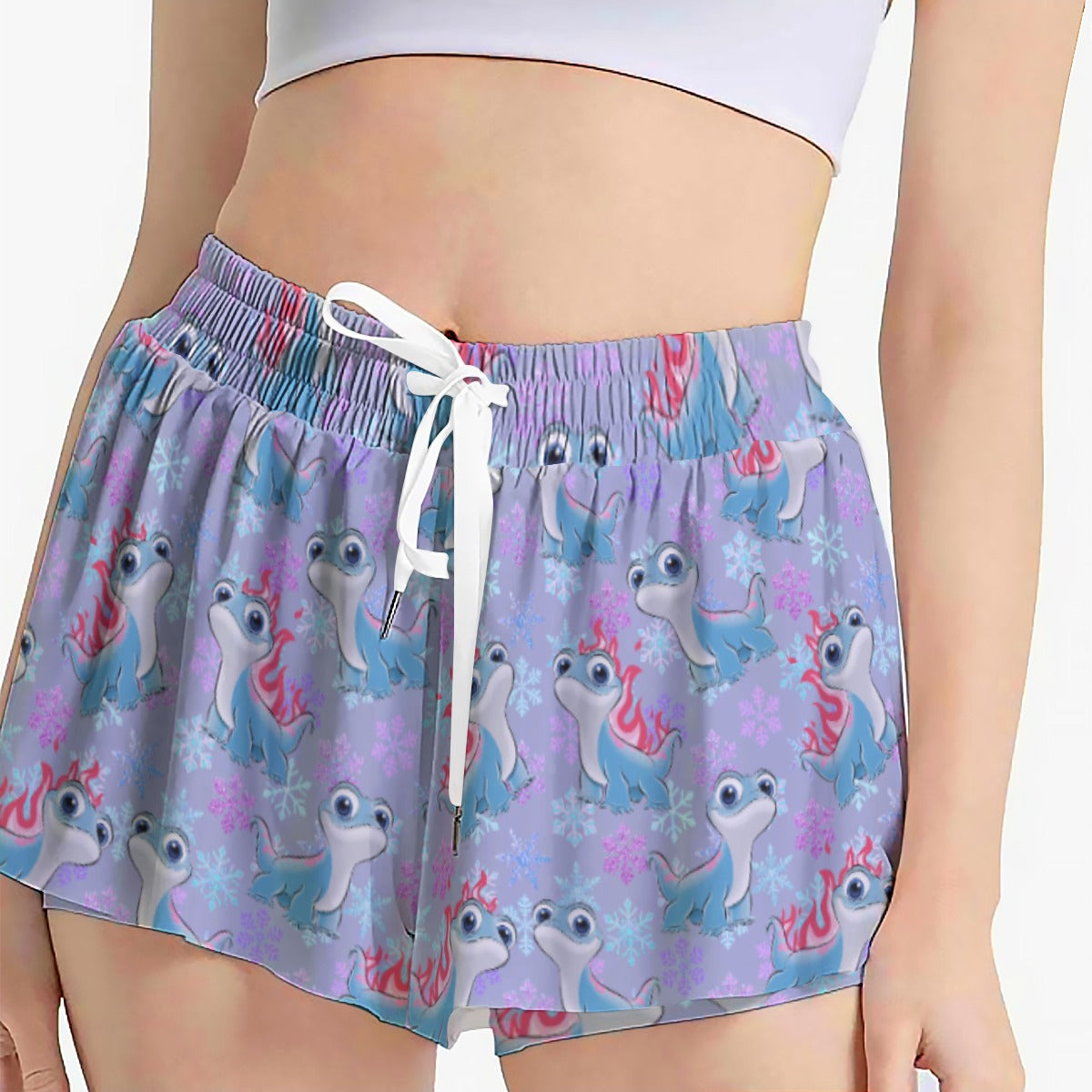 Bruni the Fire Spirit - Women's Flowy Pocket Shorts