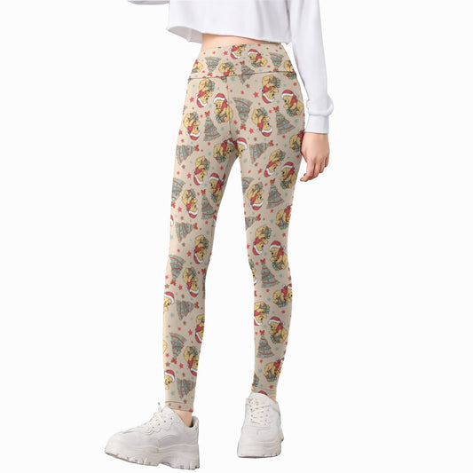 Cozy Bear Holiday Cheer - Kid's Leggings