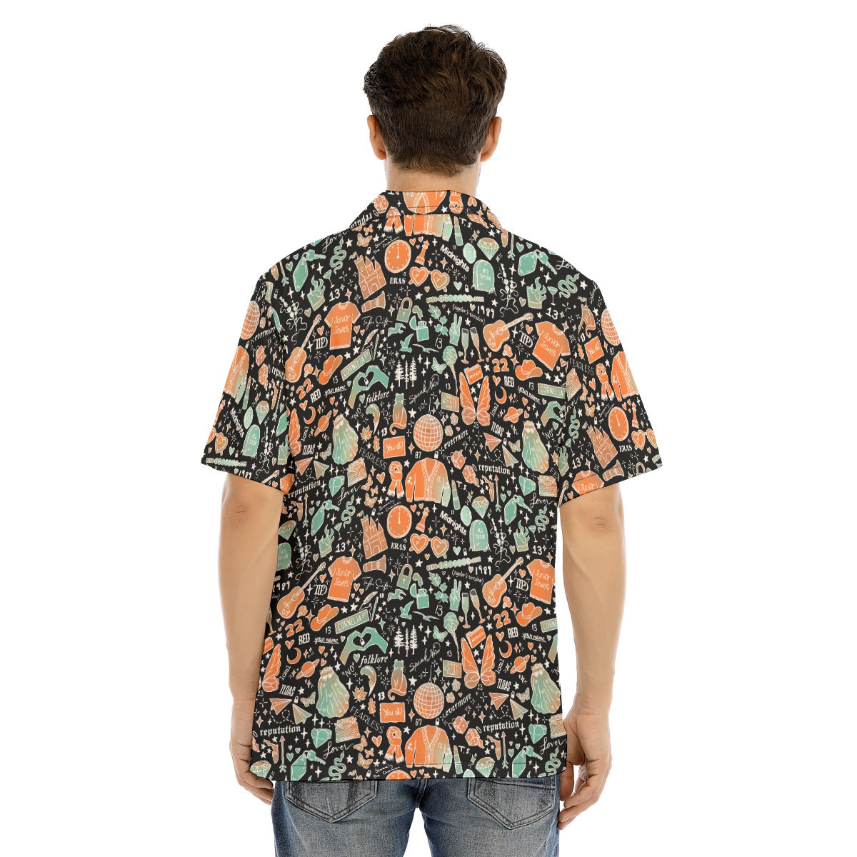 Showgirl Era Icons - Men's Hawaiian Button Up Shirt