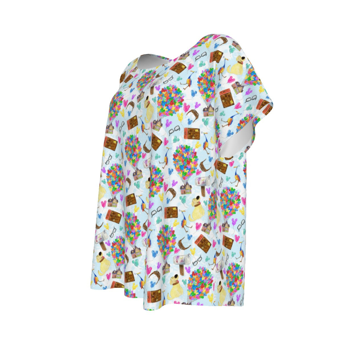 Up Adventure Icons - Women’s Relaxed Fit Scoop Tee