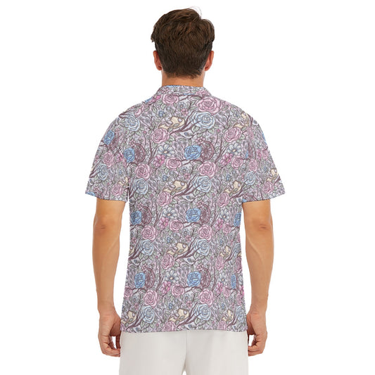 Fairytale Florals – Sleeping Enchantment - Men's Polo Shirt
