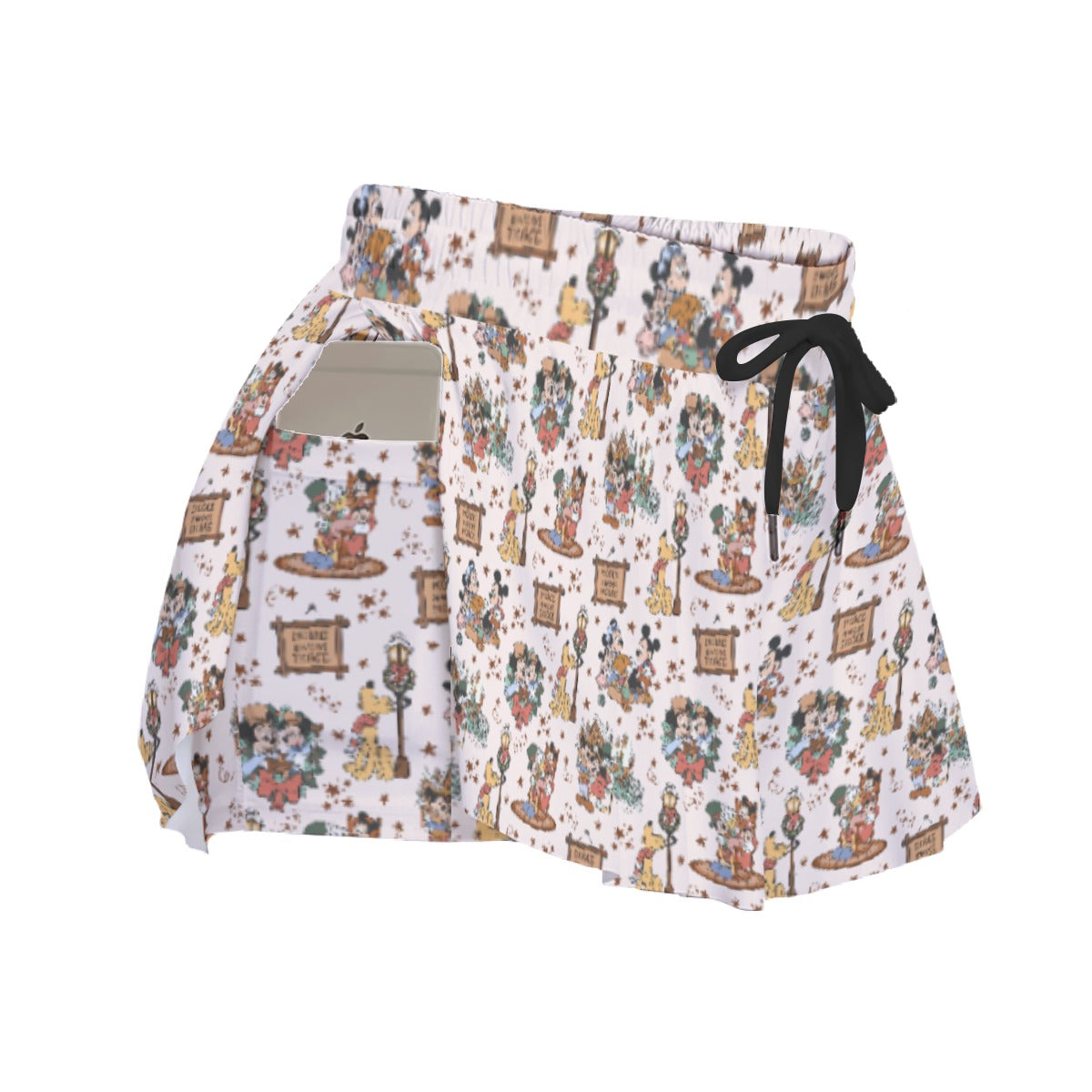 Victorian Holiday Celebration - Women's Flowy Pocket Shorts