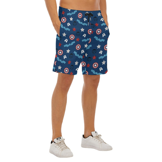American Superhero - Men’s Pocket Beach Shorts