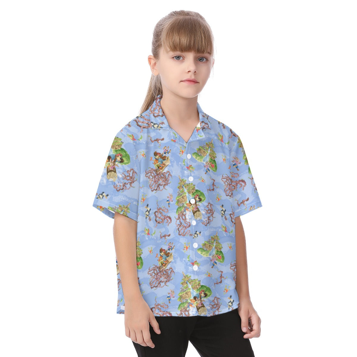 Briar Patch Splash - Kid's Hawaiian Button Up Shirt