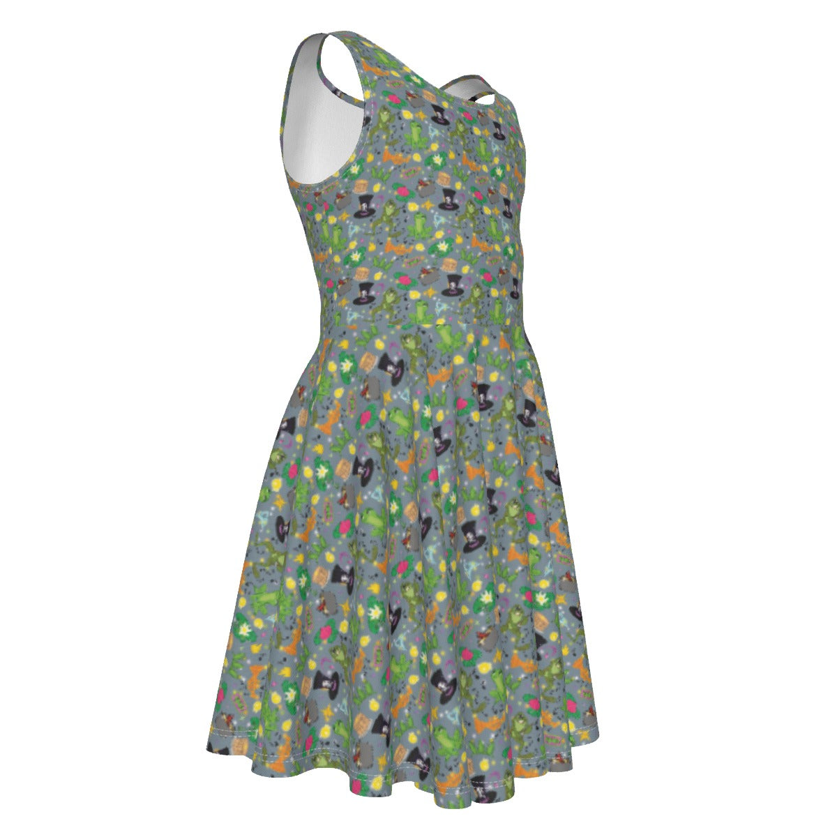 Bayou Princess Icons - Kid's Sleeveless Skater Dress