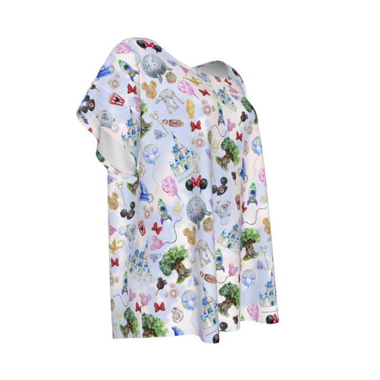 WDW Park Hopper - Women’s Relaxed Fit Scoop Tee