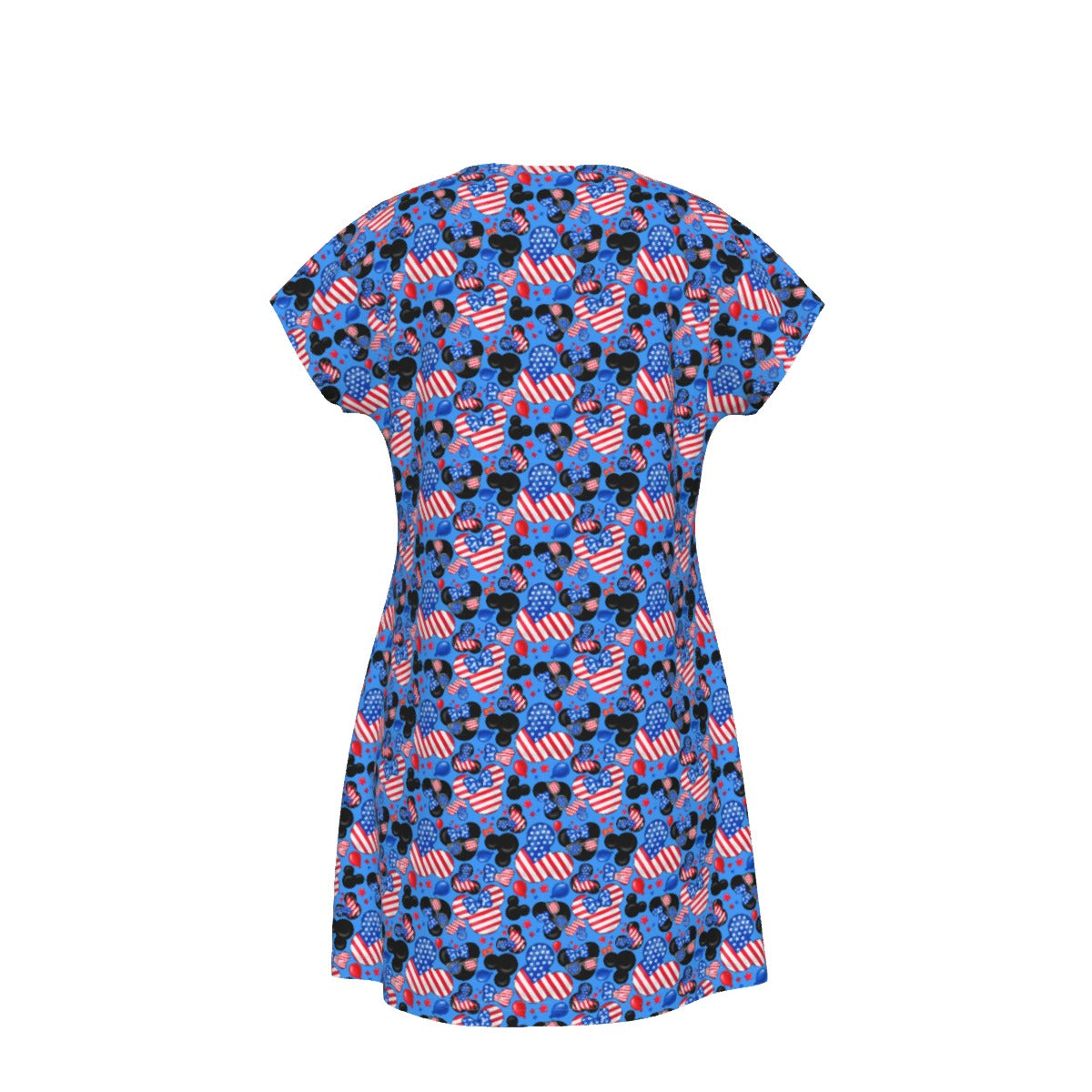 Mouse Fourth of July Celebration - Women's T-Shirt Dress