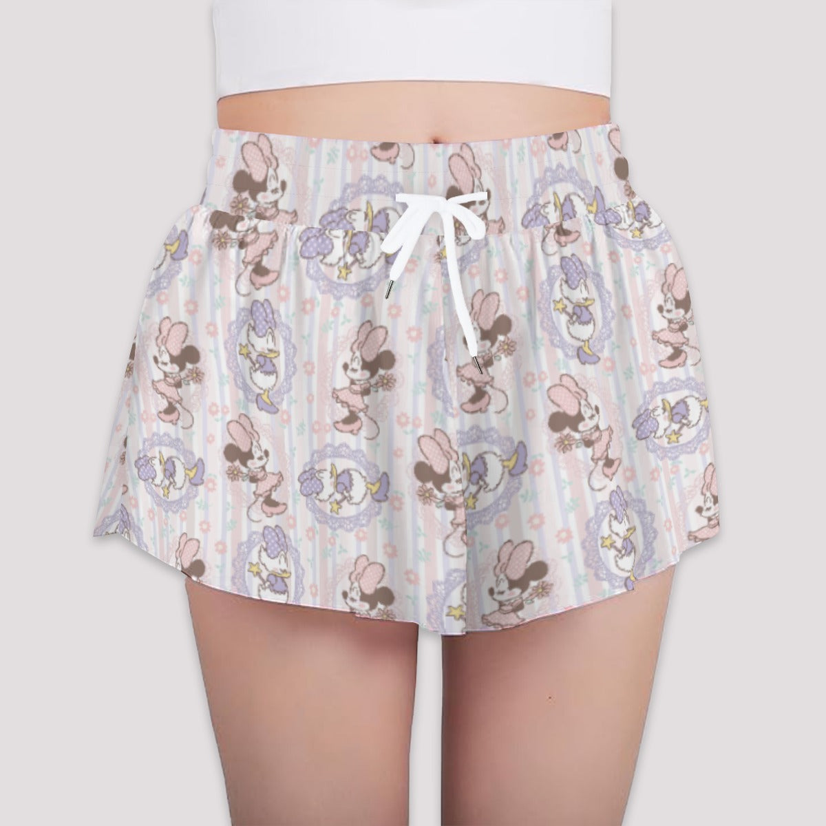 Sweet Springtime Style Duoaisy - Girls’ Flowy Pocket Shorts