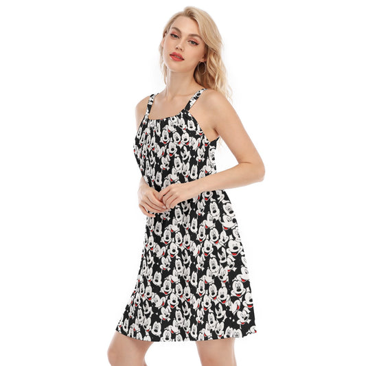Many Faces of Classic Mouse - Women’s Adjustable Sundress