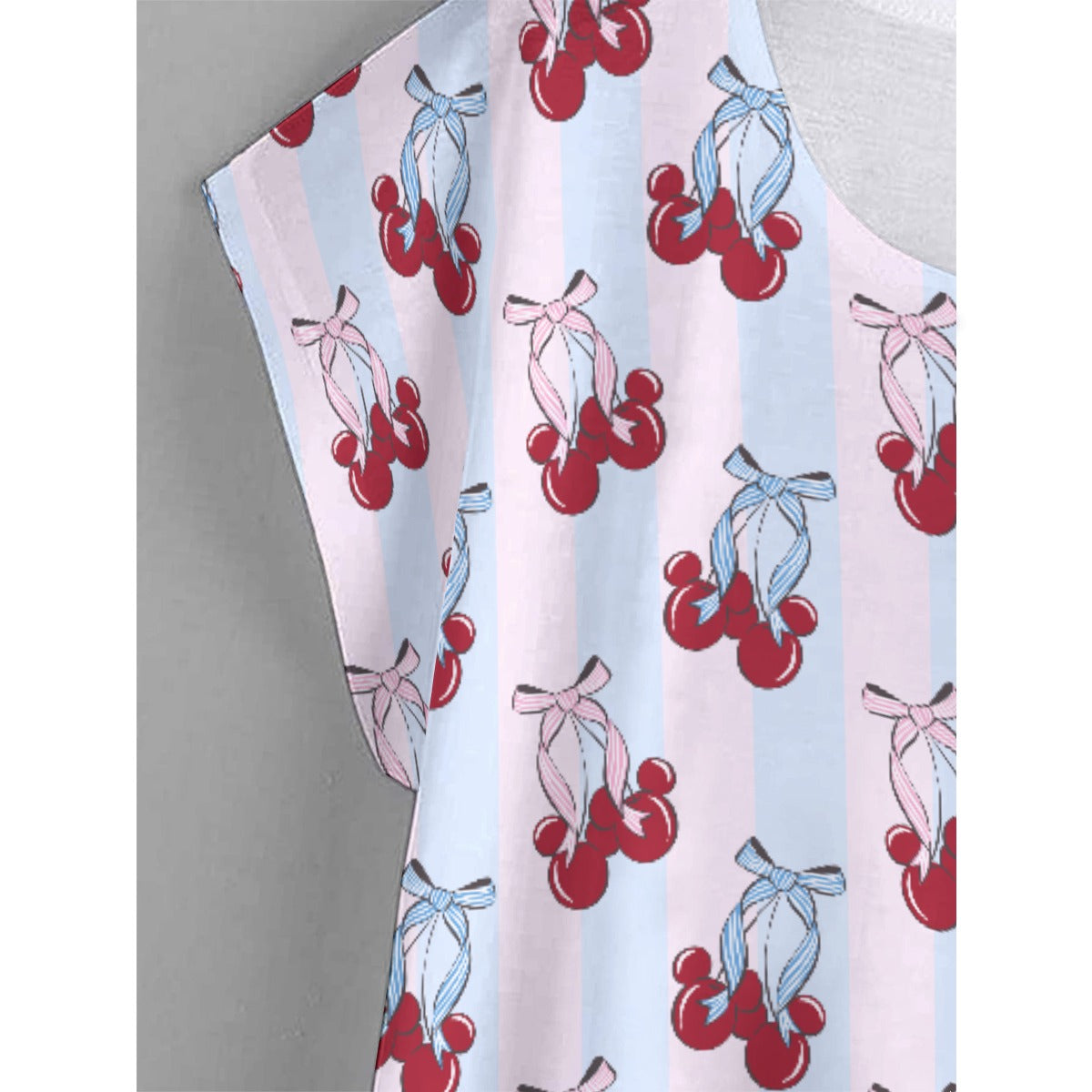 Cherry Ear Bows - Women’s Relaxed Fit Scoop Tee