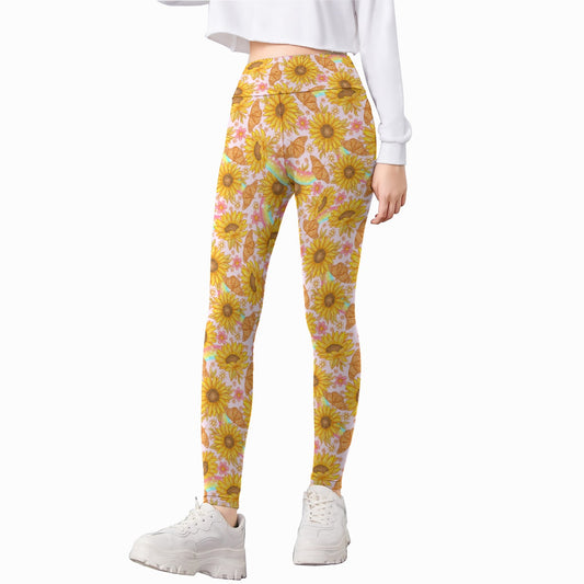 Sunflower Dreams - Kid's Leggings