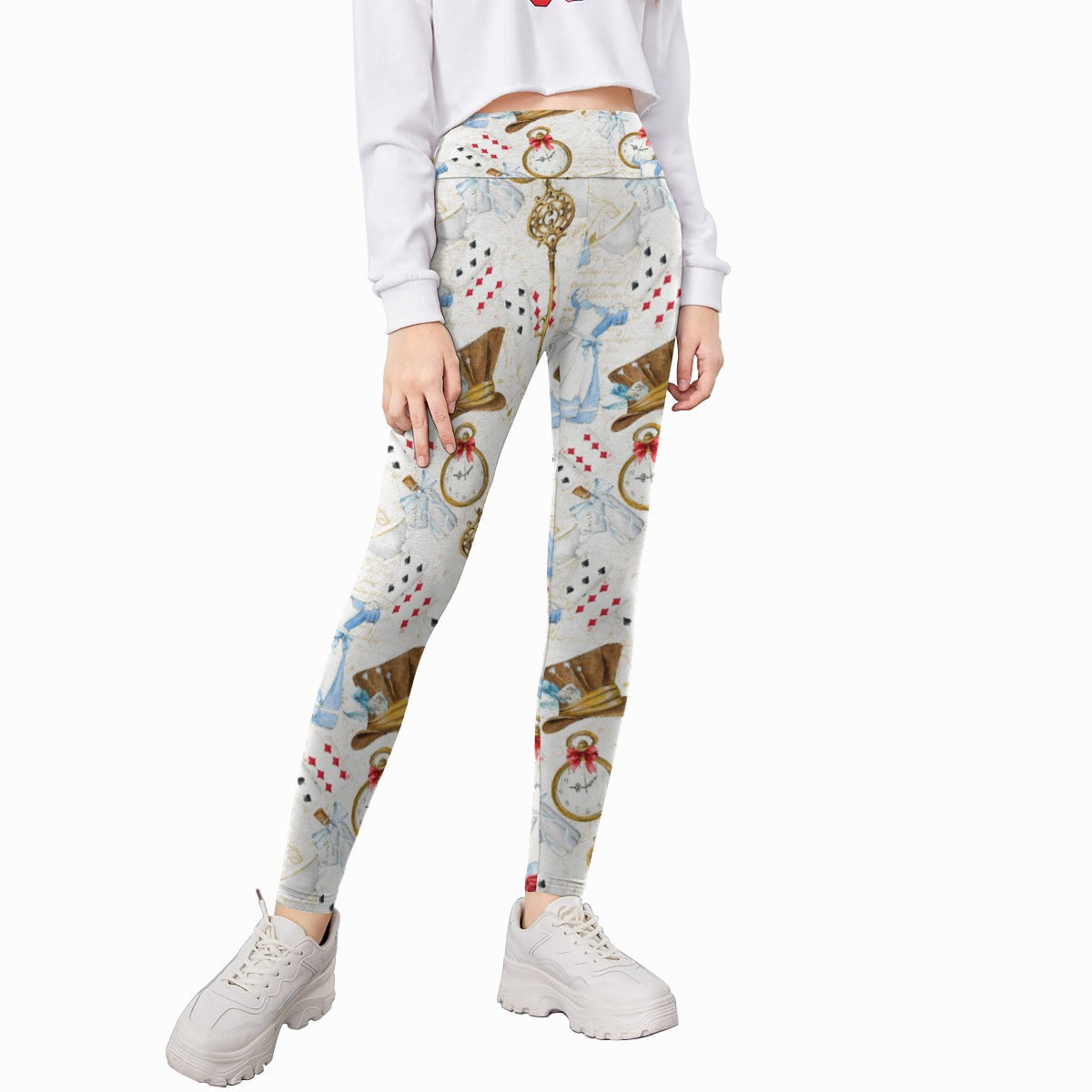Curious Wonderland Icons - Kid's Leggings