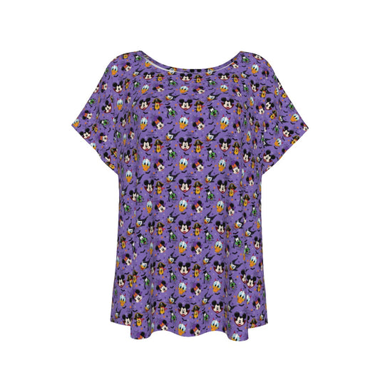 Halloween Friends in Costumeeads - Women’s Relaxed Fit Scoop Tee