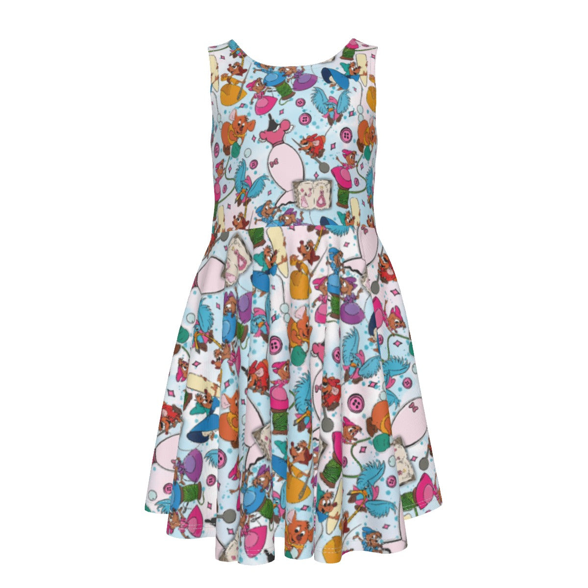 Tiny Tailors & Sewing Friendsends - Kid's Sleeveless Skater Dress