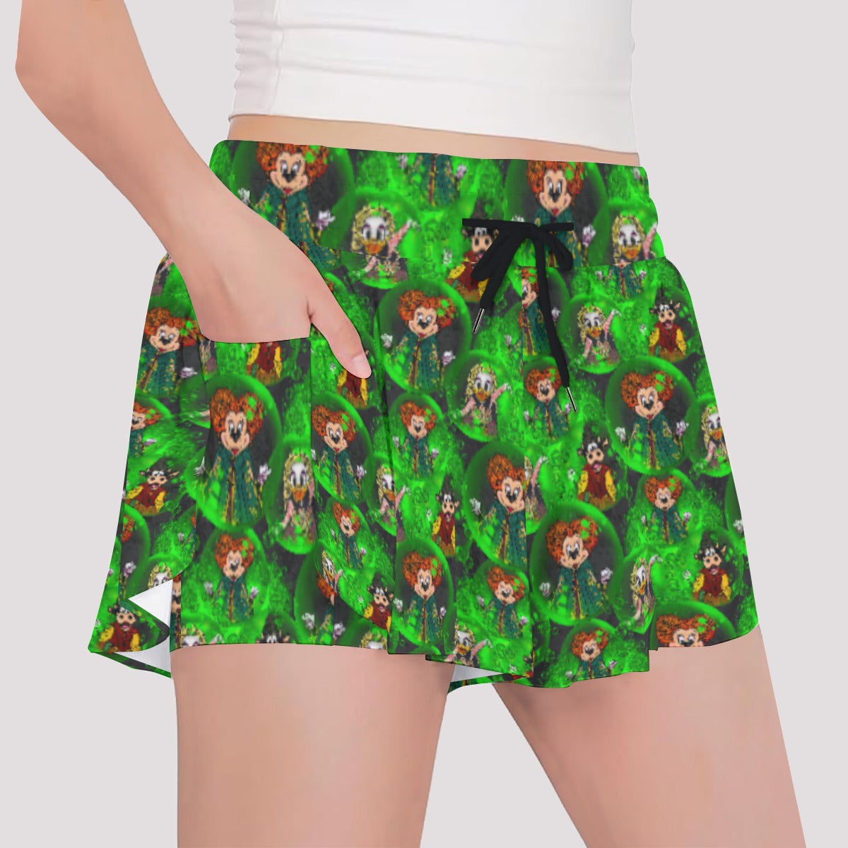 Wicked Witches’ Covenches - Girls’ Flowy Pocket Shorts