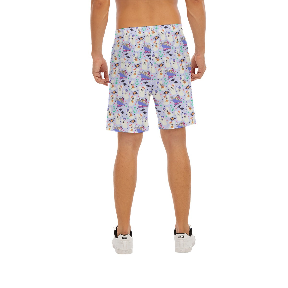 Spooky Sea Ghosts - Men’s Pocket Beach Shorts